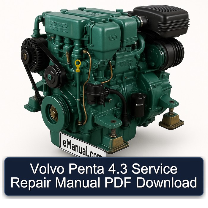 Volvo Penta 4.3 Service Repair Manual PDF Download