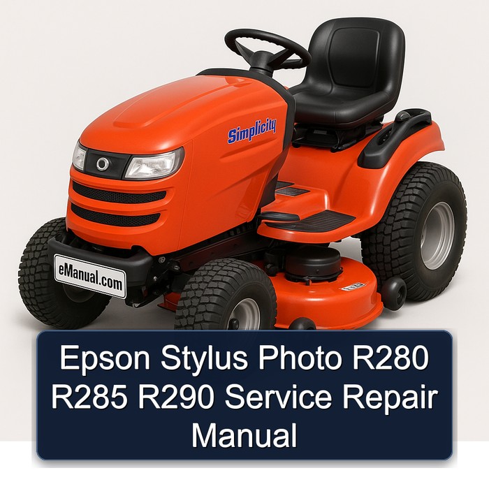 Epson Stylus Photo R280 R285 R290 Service Repair Manual