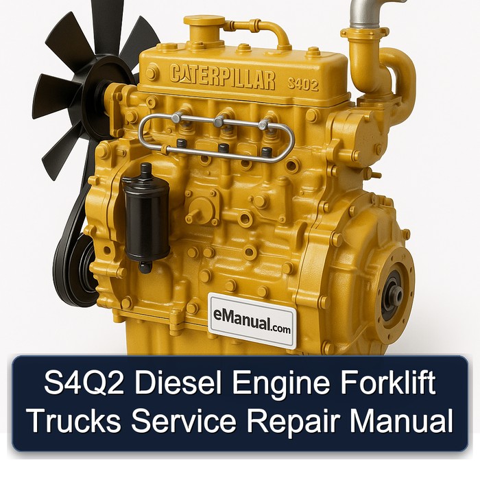 S4Q2 Diesel Engine Forklift Trucks Manual de servicio y reparación
