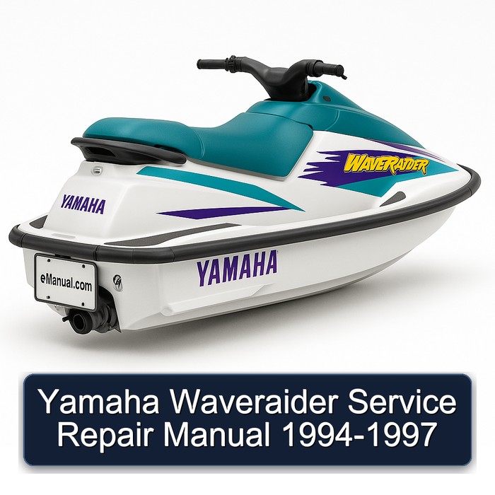 Yamaha Waveraider Manual de servicio y reparación 1994-1997