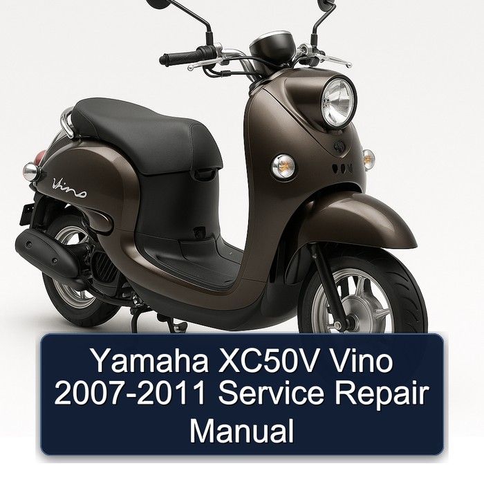 Yamaha XC50V Vino 2007-2011 Manual de servicio y reparación