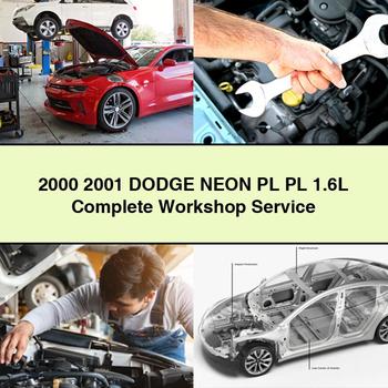 2000 2001 DODGE NEON PL PL 1.6L Manual completo de servicio y reparación del taller