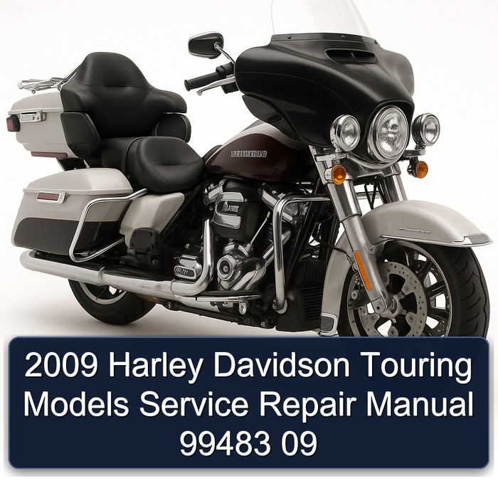 2009 Harley Davidson Touring Models Manual de servicio y reparación 99483 09