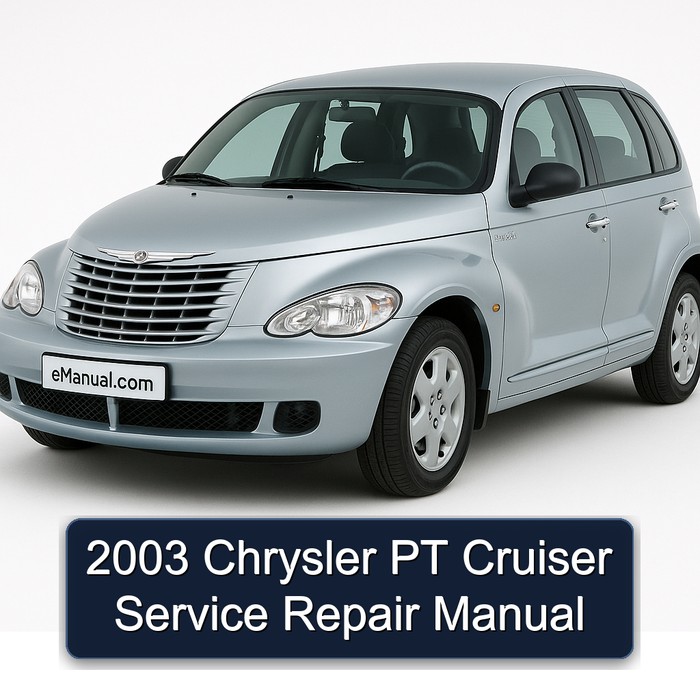 2003 Chrysler PT Cruiser Manual de servicio y reparación