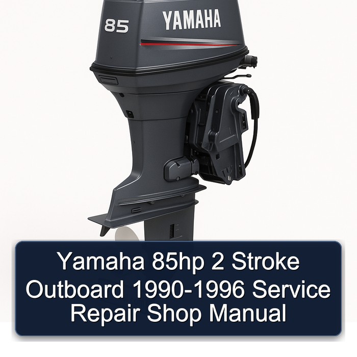Yamaha 85hp 2 Stroke Outboard 1990-1996 Service Repair Shop Manual