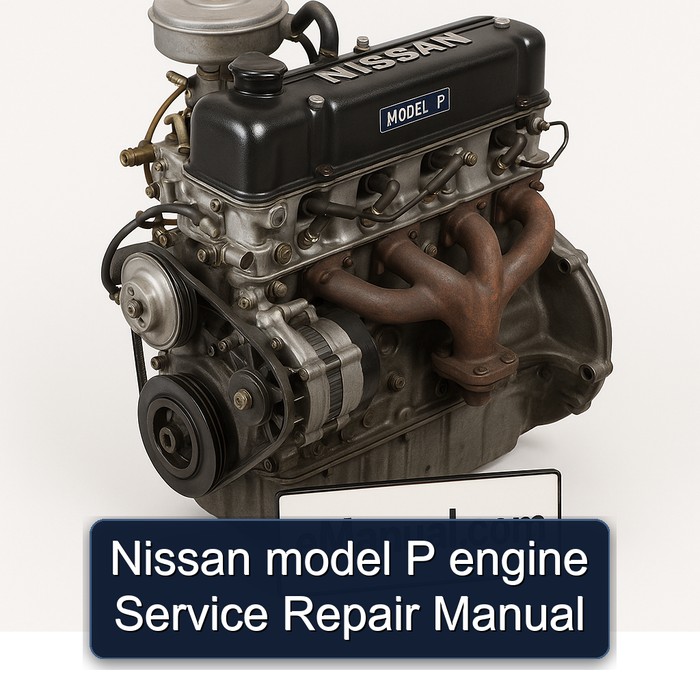 Nissan model P engine Service Repair Manual 