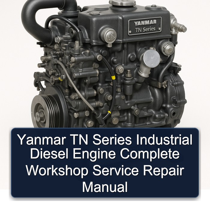 Manual de Reparación y Servicio de Taller Completo para Motores Diesel Industriales Yanmar Serie TN