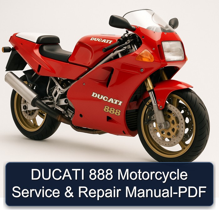 DUCATI 888 Motorcycle Service & Repair Manual-PDF