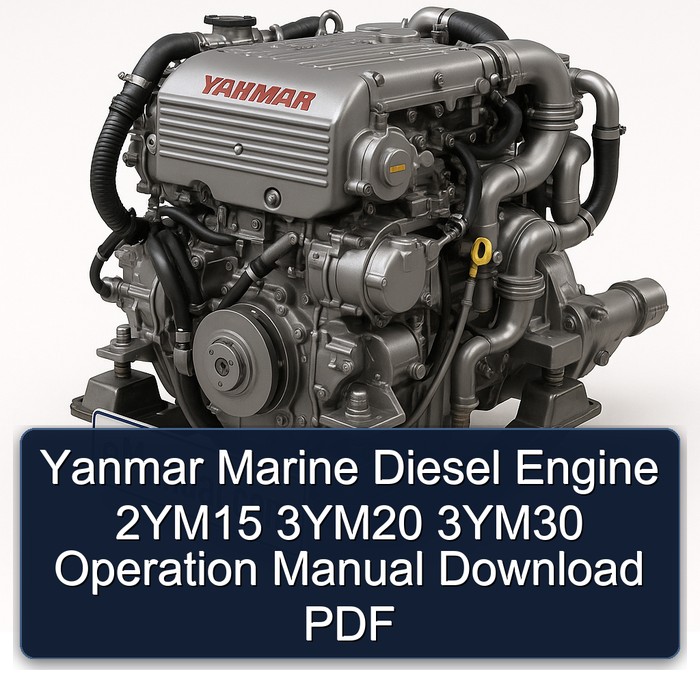 Yanmar Marine Diesel Engine 2YM15 3YM20 3YM30 Operation Manual Download PDF