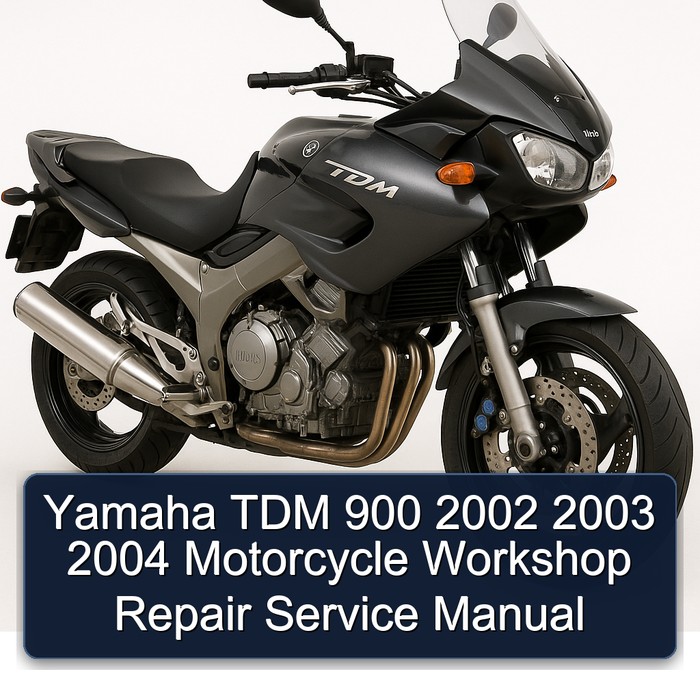 Yamaha TDM 900 2002 2003 2004 Motorcycle Workshop Repair Service Manual