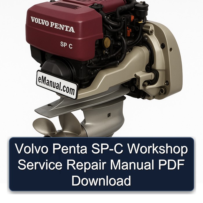 Volvo Penta SP-C Workshop Manual de servicio y reparación PDF Download