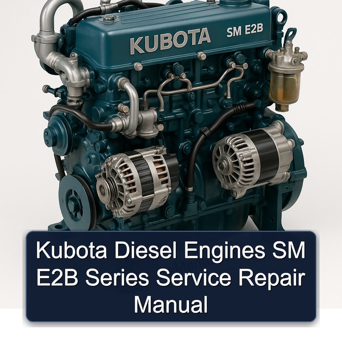 Manual de Reparación y Servicio para Motores Diesel Kubota Serie SM E2B