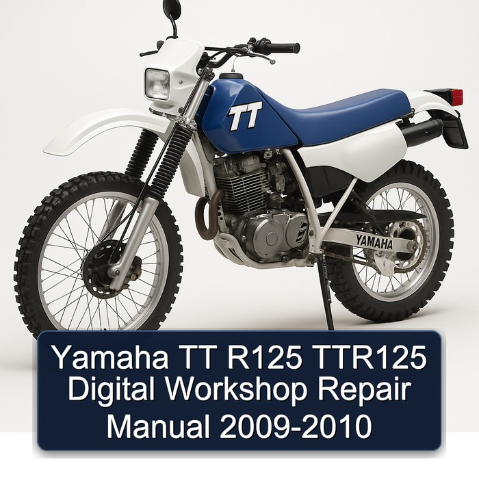 Yamaha TT R125 TTR125 Digital Workshop Repair Manual 2009-2010