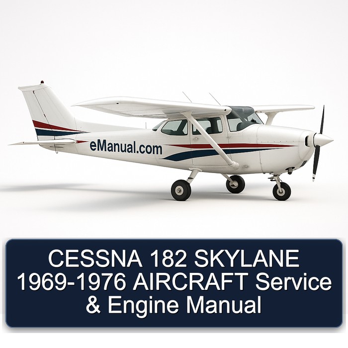 CESSNA 182 SKYLANE 1969-1976 AIRCRAFT Service & Engine Manual