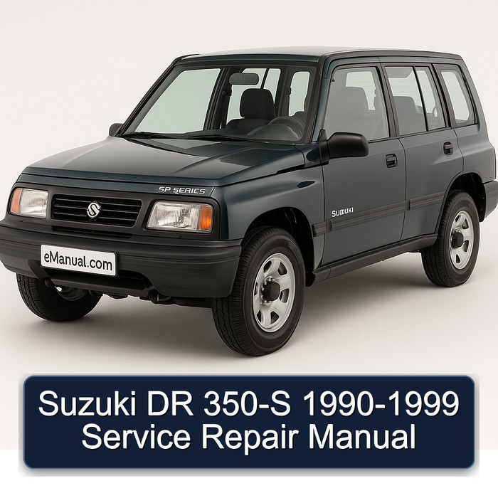 Suzuki DR 350-S 1990-1999 Manual de servicio y reparación
