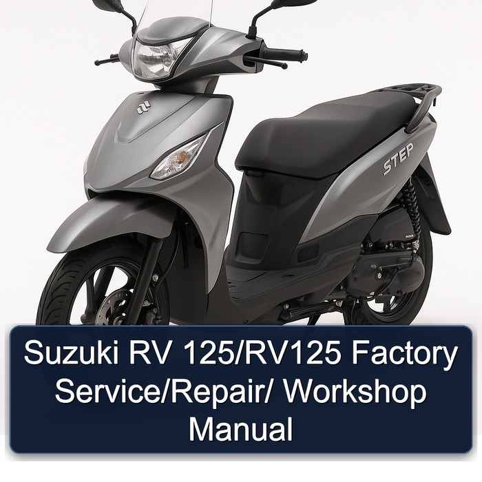 Suzuki RV 125/RV125 Factory Service/Repair/ Workshop Manual