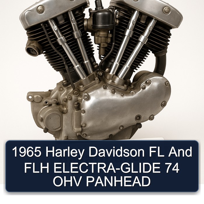 Harley Davidson Electra-Glide 74 Panhead 1965