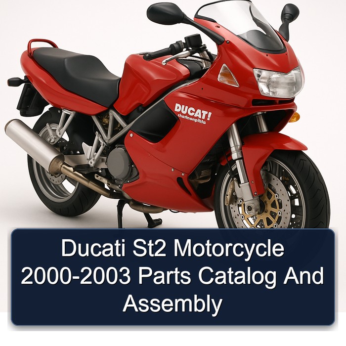 Ducati St2 Motorcycle 2000-2003 Parts Catalog And Assembly