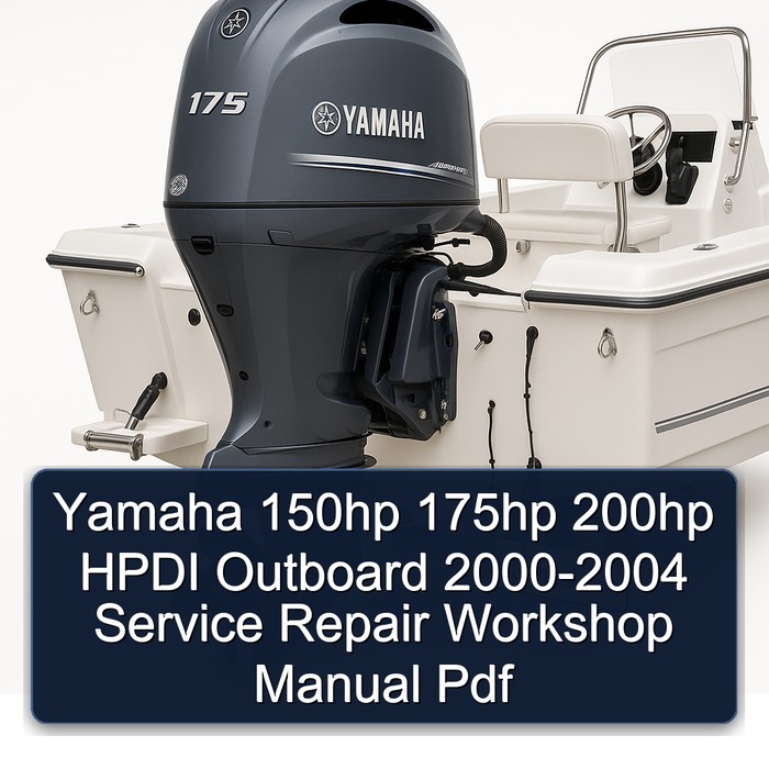 Yamaha 150hp 175hp 200hp HPDI Outboard 2000-2004 Service Repair Workshop Manual Pdf