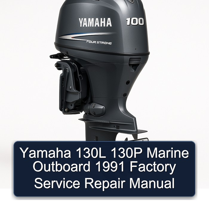 Yamaha 130L 130P Marine Outboard 1991 Factory Service Repair Manual