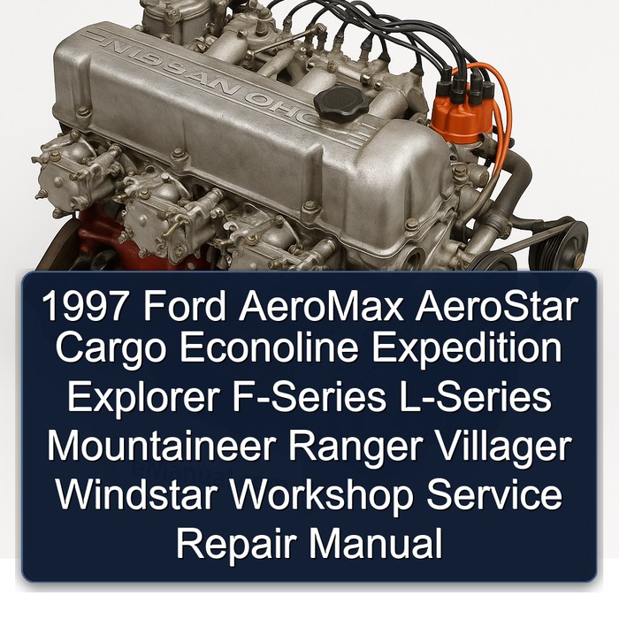 Ford Aeromax Aerostar Cargo Econoline Expedition Explorer F-Series L-Series Mountaineer Ranger Villager Windstar Workshop Service Repair Manual PDF Download