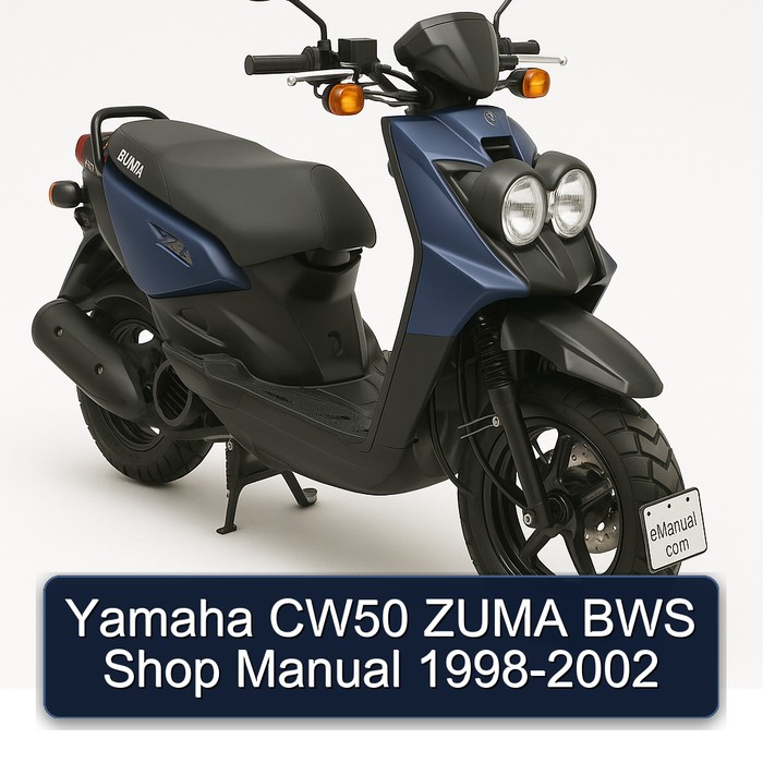Yamaha CW50 ZUMA BWS Shop Manual 1998-2002