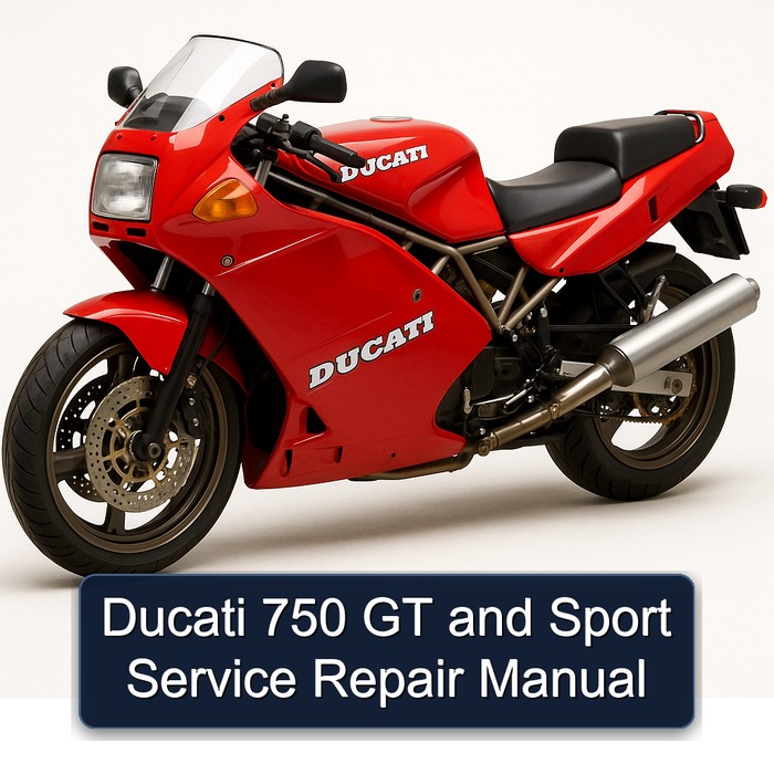 Ducati 750 GT and Sport Manual de servicio y reparación