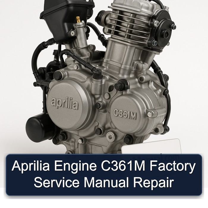Aprilia Engine C361M Factory Service Manual Repair