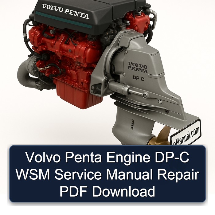 Volvo Penta Engine DP-C WSM Service Manual Repair PDF Download