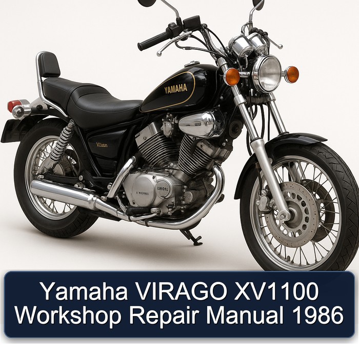 Yamaha VIRAGO XV1100 Workshop Repair Manual 1986