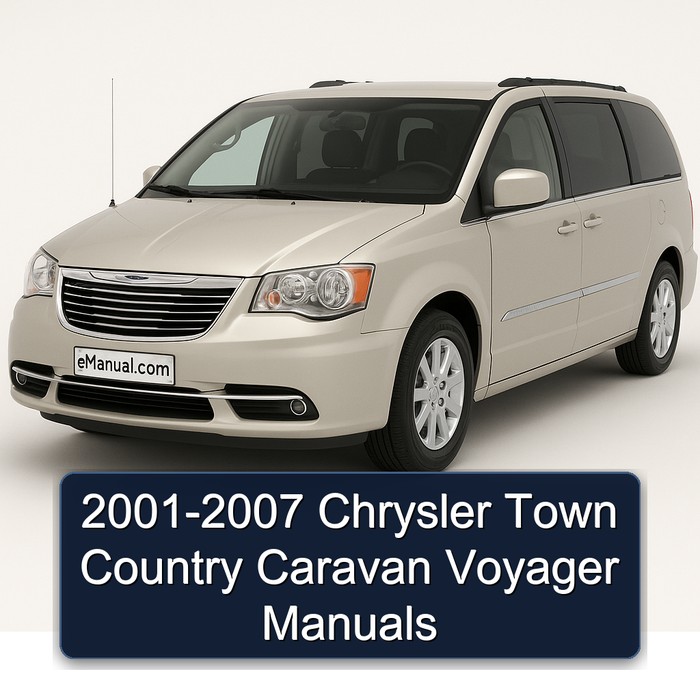 2001-2007 Chrysler Town Country Caravan Voyager Manuals 
