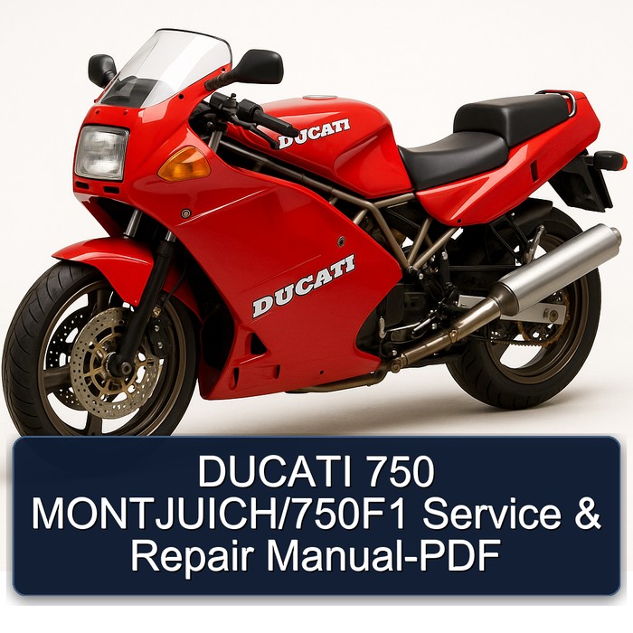 DUCATI 750 MONTJUICH/750F1 Manual de servicio y reparación-PDF