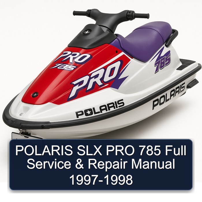 POLARIS SLX PRO 785 Full Manual de servicio y reparación 1997-1998