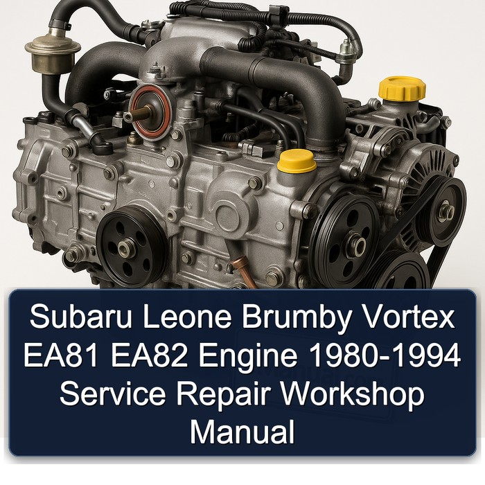 Manual de Reparación y Servicio Subaru Leone Brumby Vortex EA81 EA82 (1980-1994)