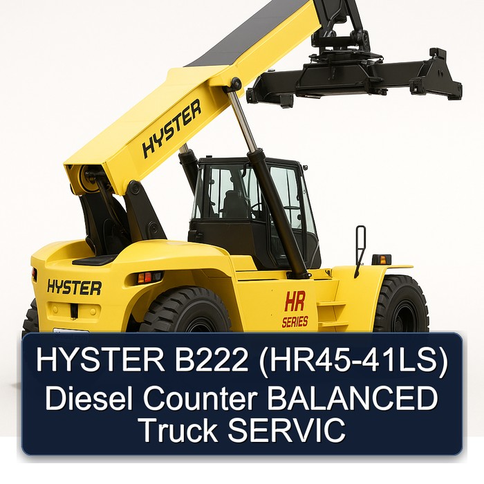 HYSTER B222 (HR45-41LS) Diesel Counter BALANCED Truck SERVIC