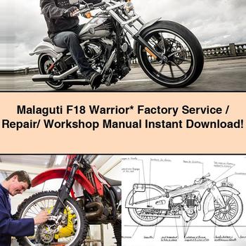 Malaguti F18 Warrior Factory Service/Repair/ Workshop Manual