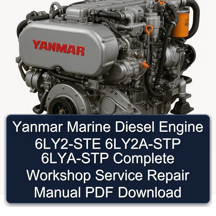 Yanmar Marine Diesel Engine 6LY2-STE 6LY2A-STP 6LYA-STP Complete Workshop Service Repair Manual PDF Download