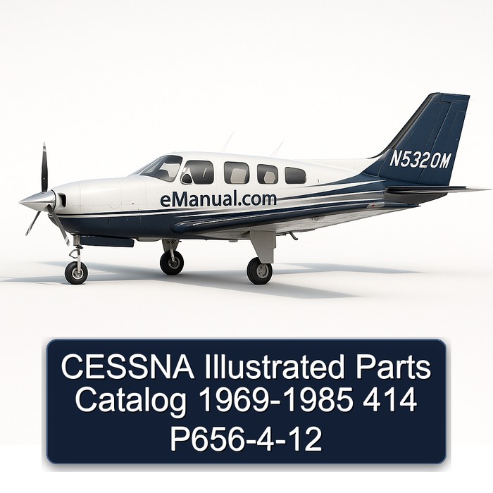 CESSNA Illustrated Parts Catalog 1969-1985 414 P656-4-12