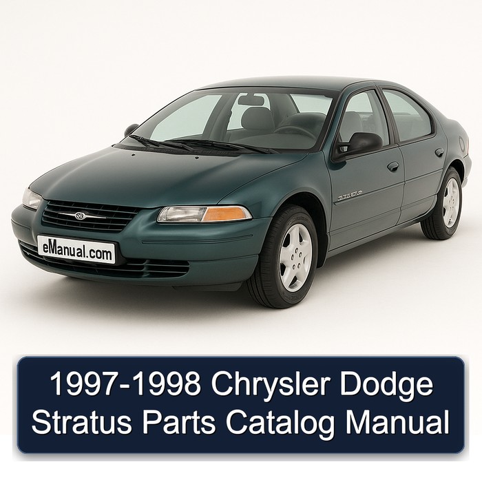 1997-1998 Chrysler Dodge Stratus Parts Catalog Manual 
