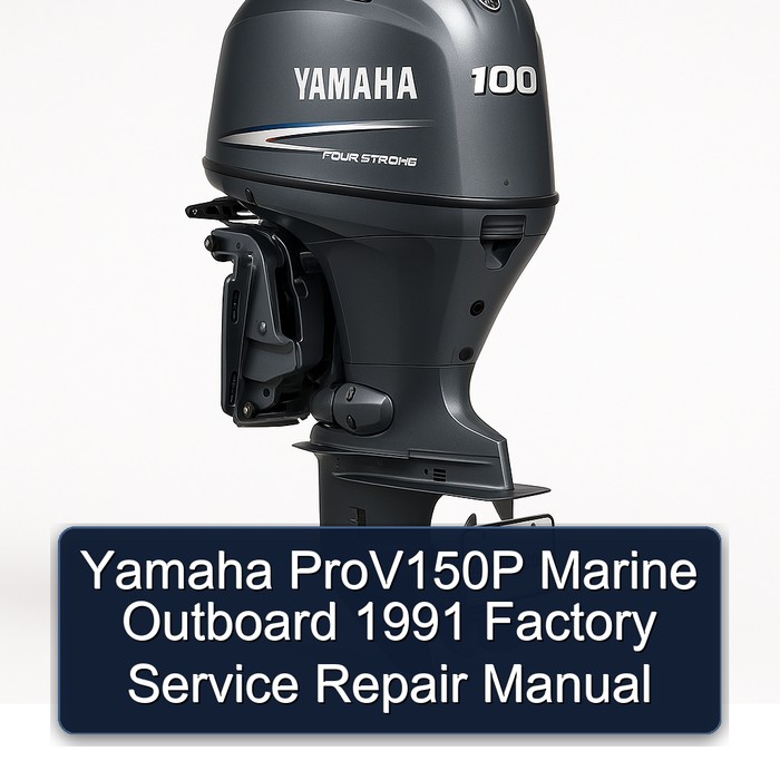Yamaha ProV150P Marine Outboard 1991 Factory Service Repair Manual