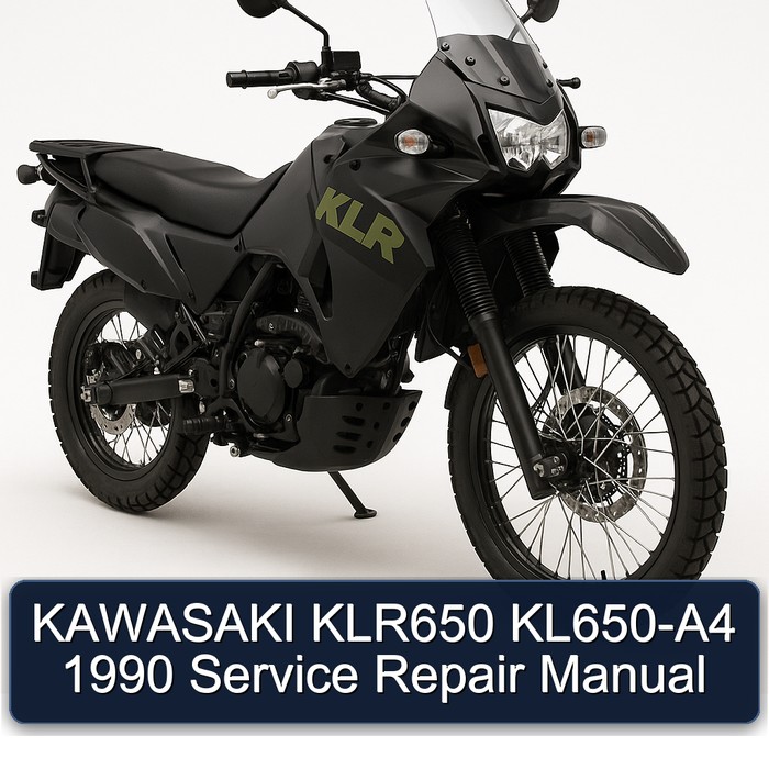 KAWASAKI KLR650 KL650-A4 1990 Service Repair Manual