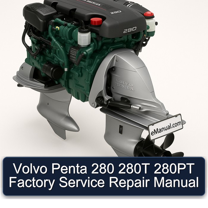 Volvo Penta 280 280T 280PT Factory Service Repair Manual