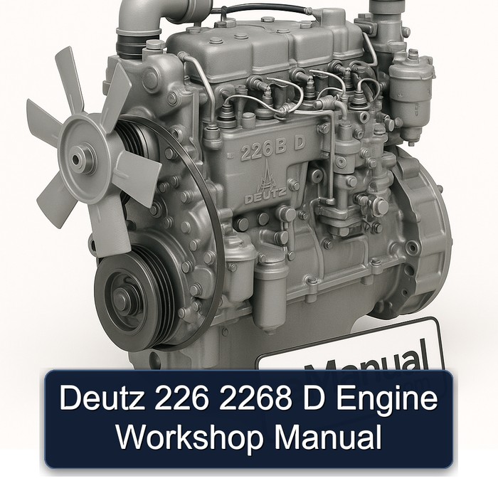 Deutz 226 2268 D Engine Workshop Service Repair Manual PDF Download