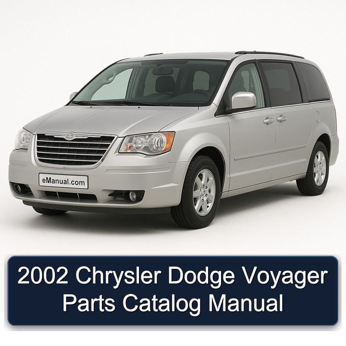 2002 Chrysler Dodge Voyager Parts Catalog Manual 