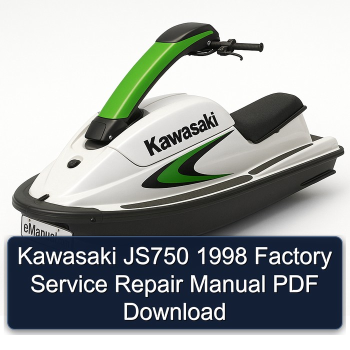 Kawasaki JS750 1998 Factory Manual de servicio y reparación PDF Download