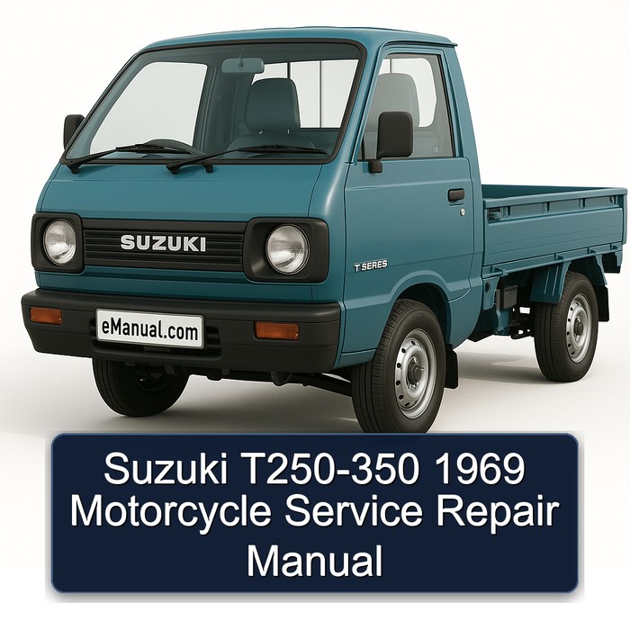 Suzuki T250-350 1969 Motorcycle Manual de servicio y reparación