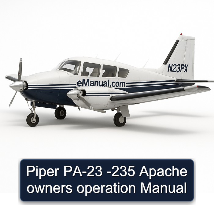 Piper PA-23 -235 Apache owners operation Manual