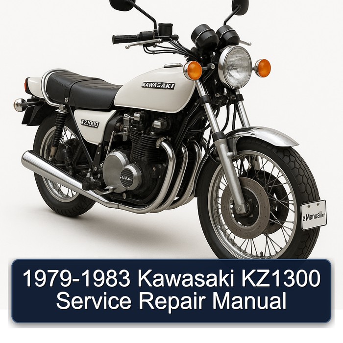 1979-1983 Kawasaki KZ1300 Manual de servicio y reparación