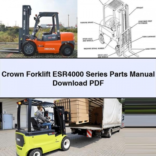 Crown Gabelstapler ESR4000 Serie Ersatzteilhandbuch PDF