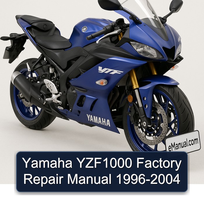 Yamaha YZF1000 Factory Repair Manual 1996-2004